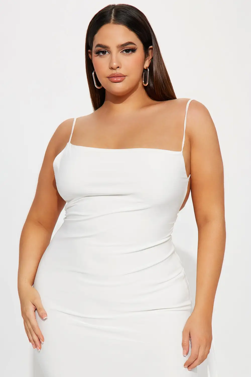 Laurel Backless Maxi Dress - White