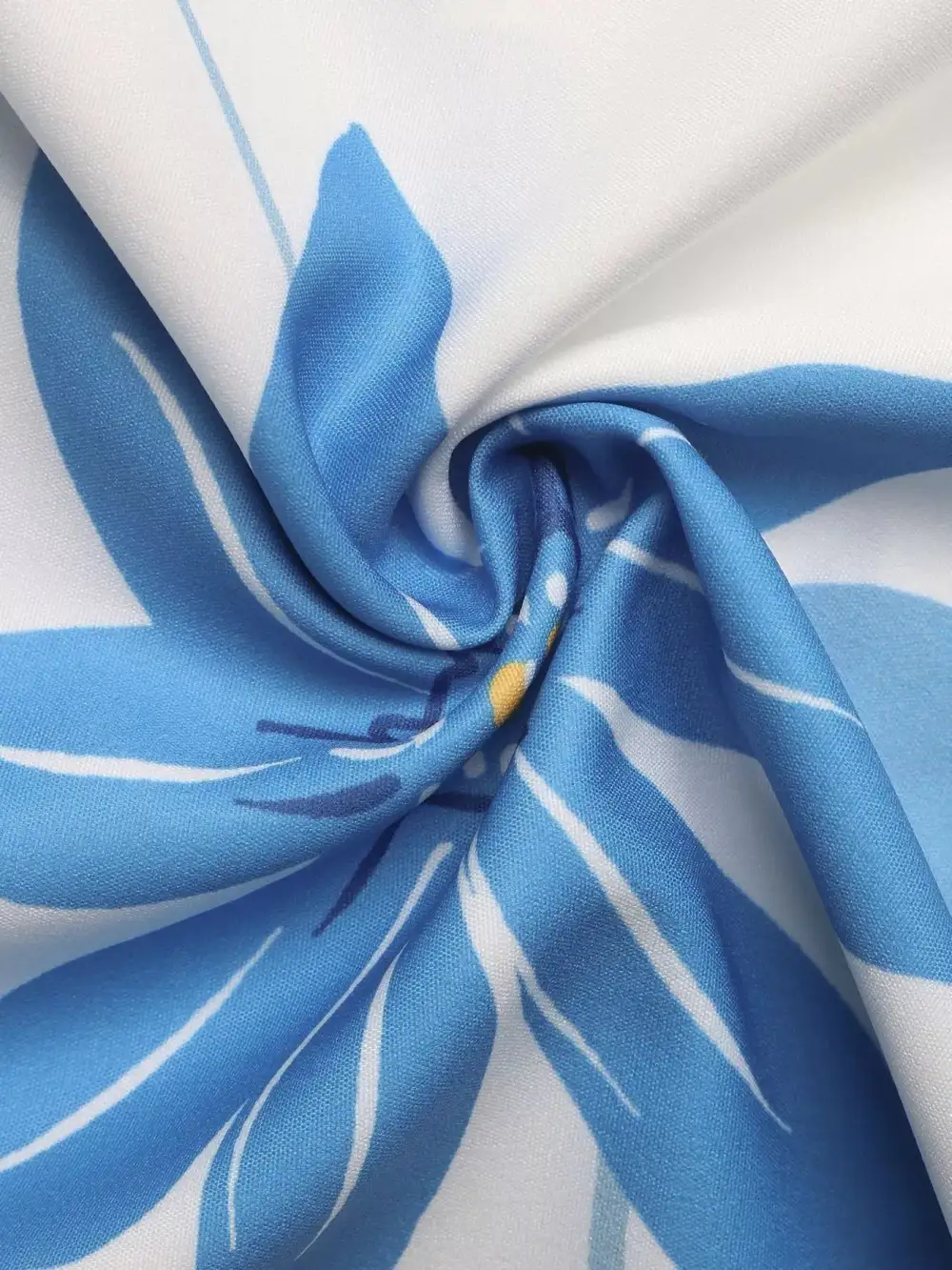 Flexible Printed Drawstring Skirt
