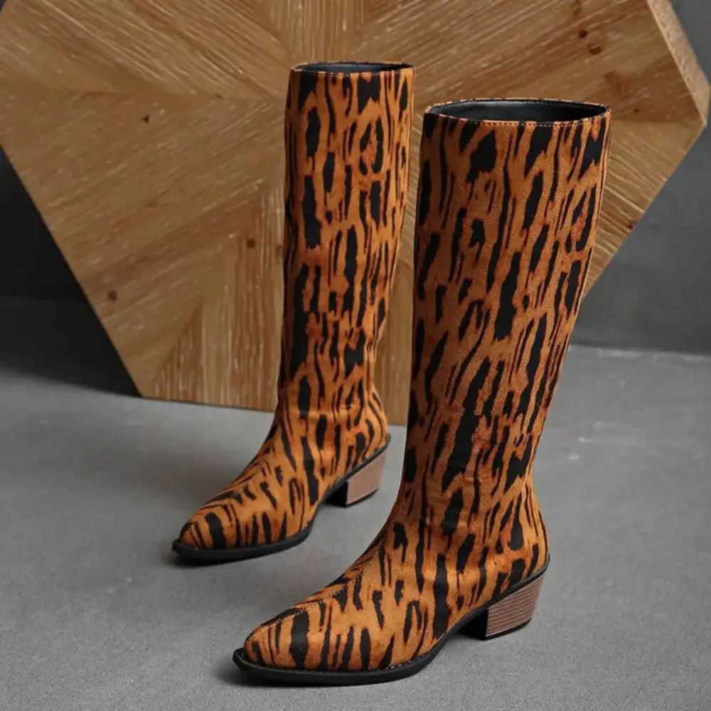 Relaxed Animal Print Shoes