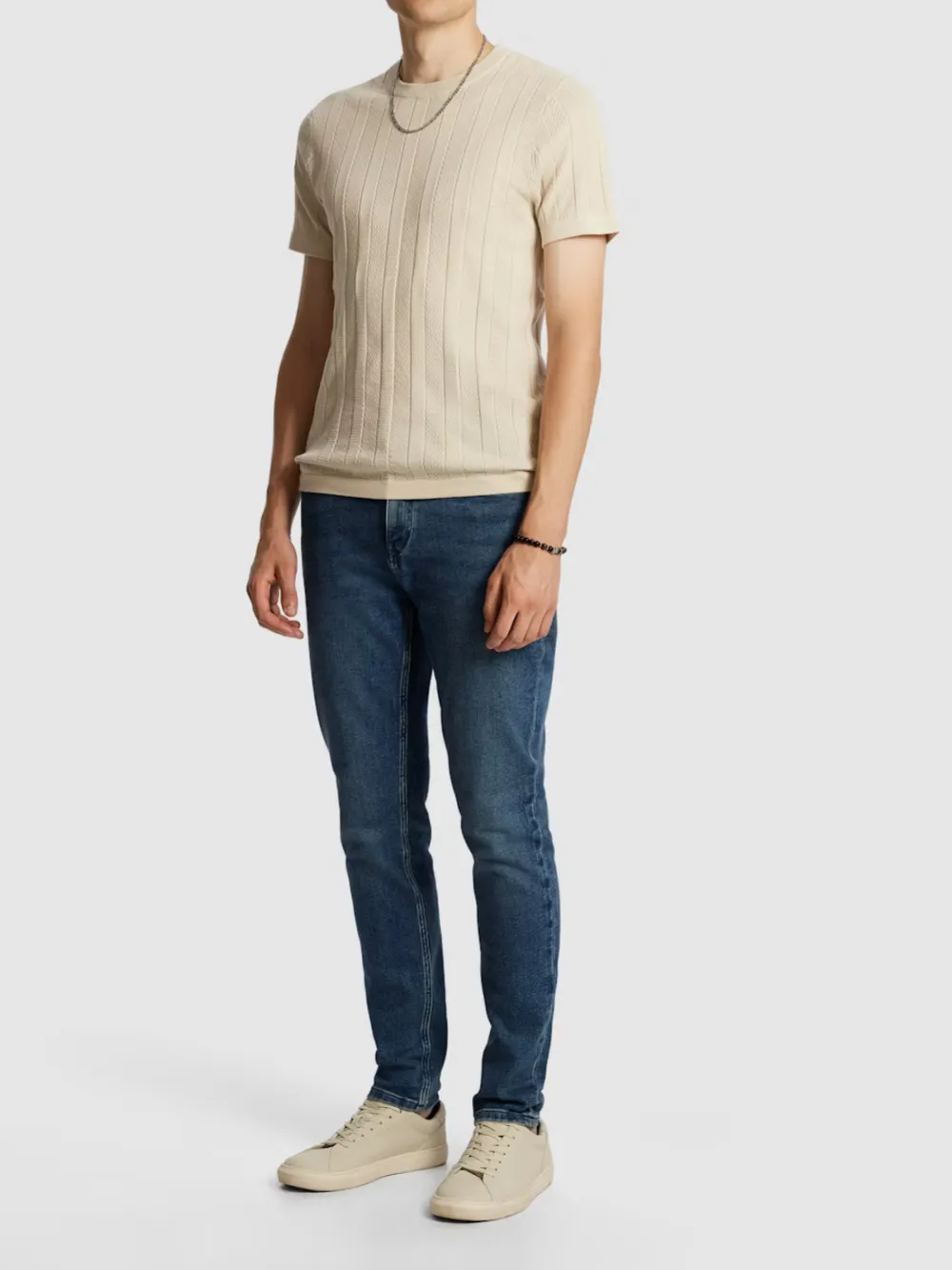 Mid Blue Casual Style Jean