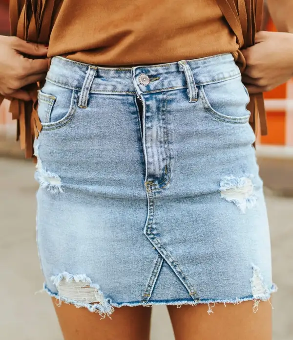 Mini Roomy High Waist Casual Skirt
