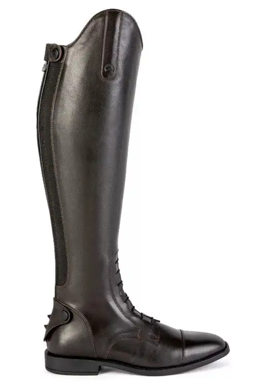 Versatile Zip Leather Riding Boots