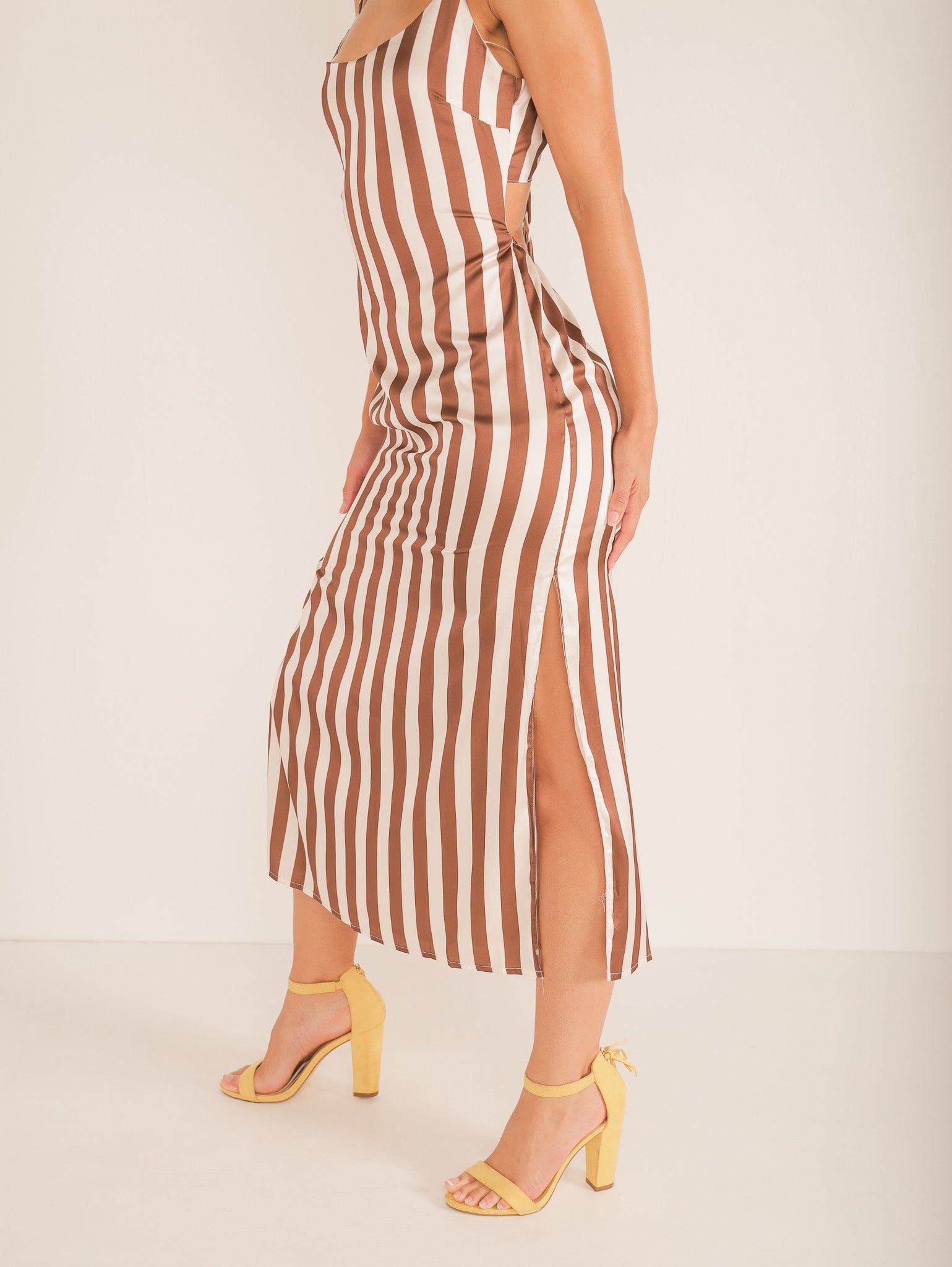 Cassie Striped Midi Dress