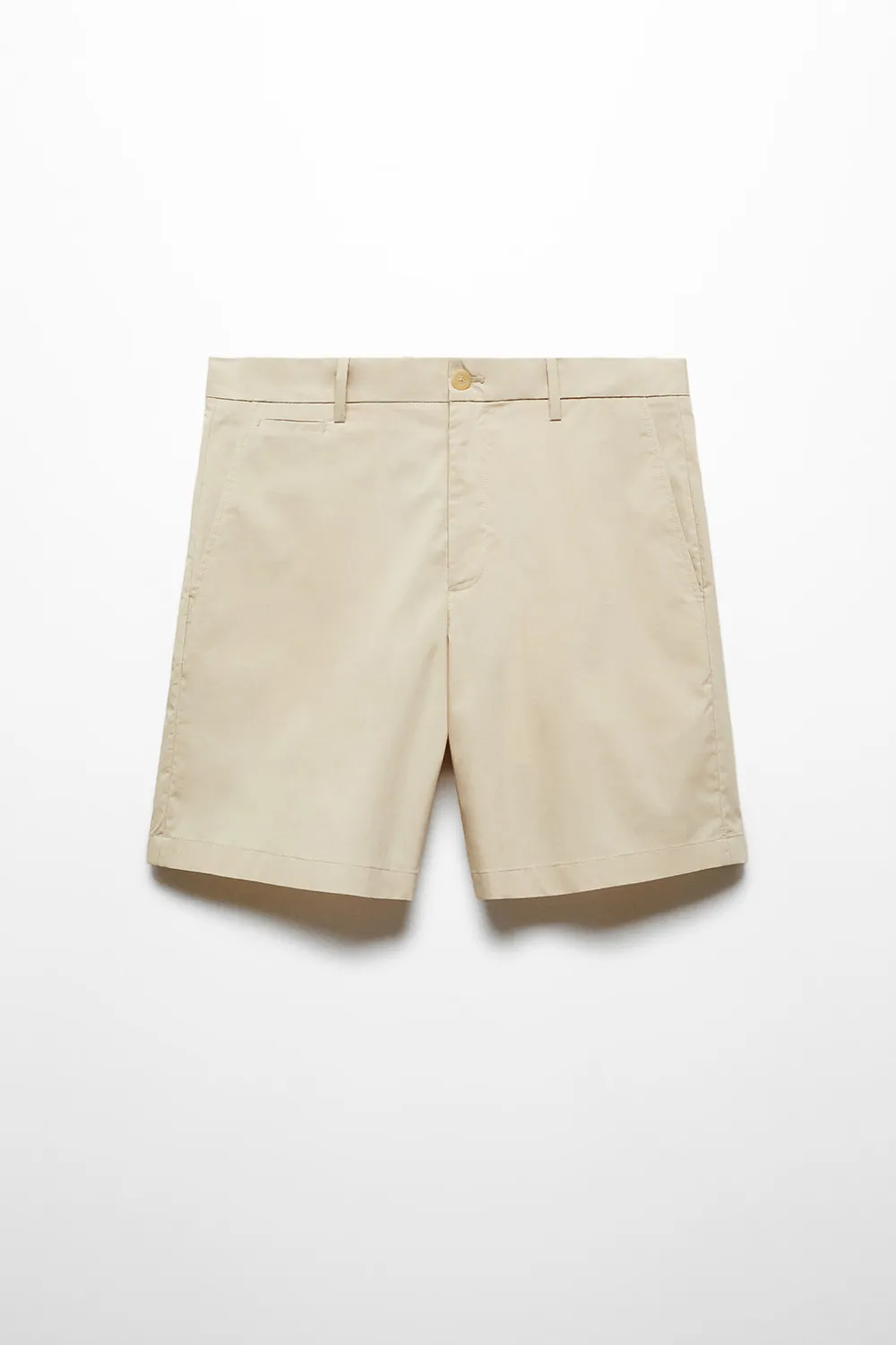 Slim Fit Cotton Shorts