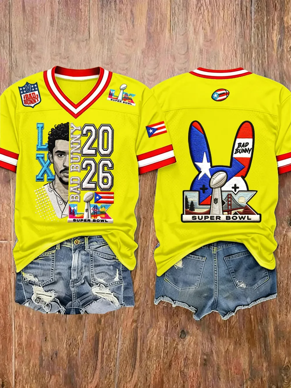 Women'S Puerto Rican Printed Casual Slimming T-Shirt