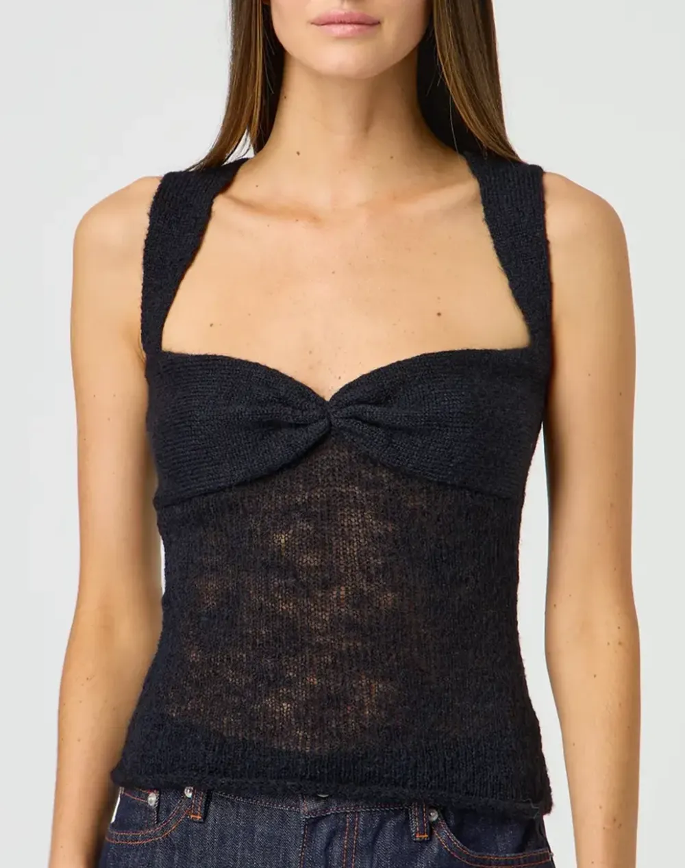 Daily Sheer Knit Top