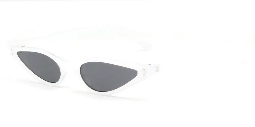 Slim Retro Cat-Eye Sunglasses