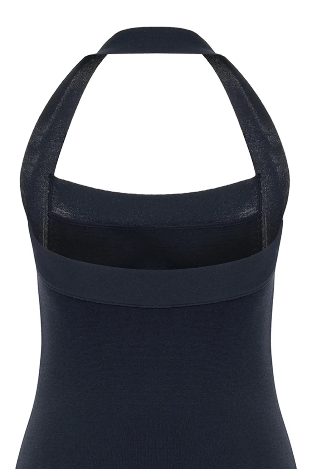 Halter Mini Dress-Black