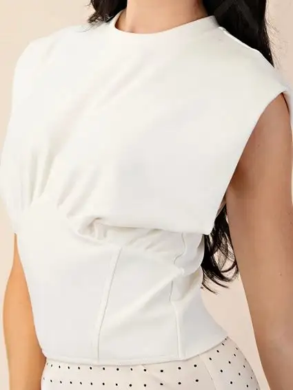 Round Neck Corset Top