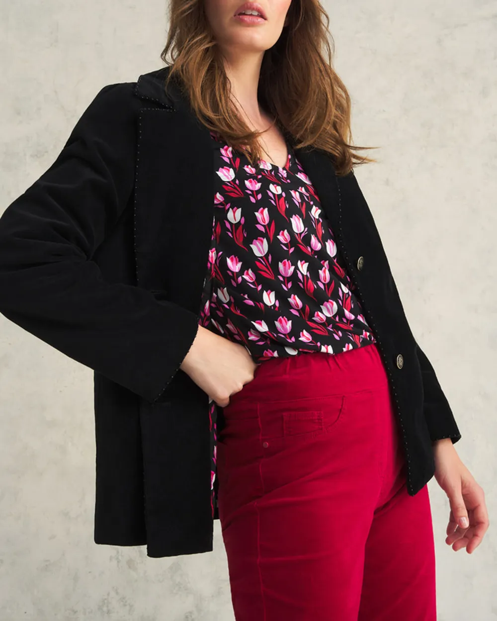 Cotton Velour Jacket