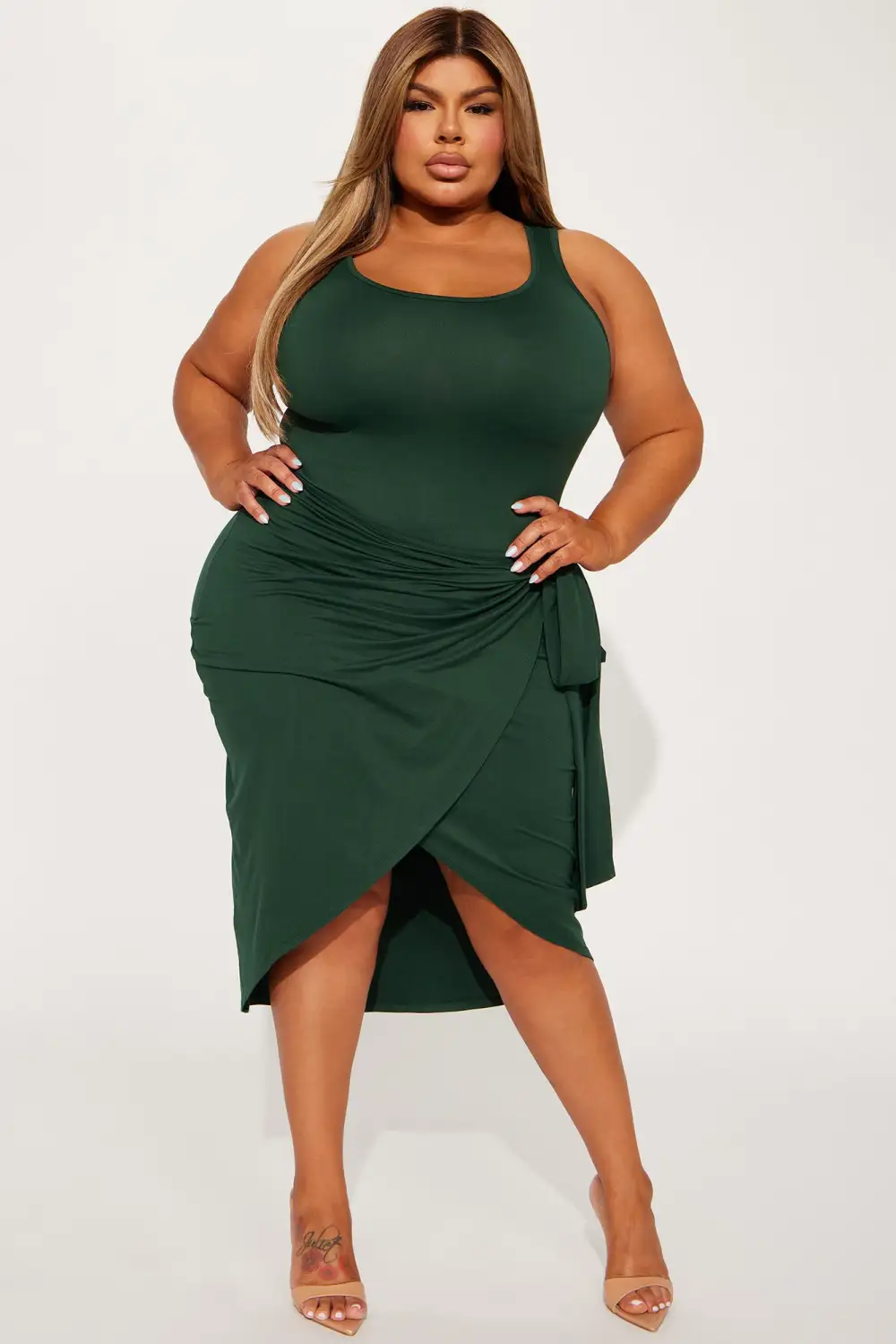 Hunter Midi Dress - Hunter