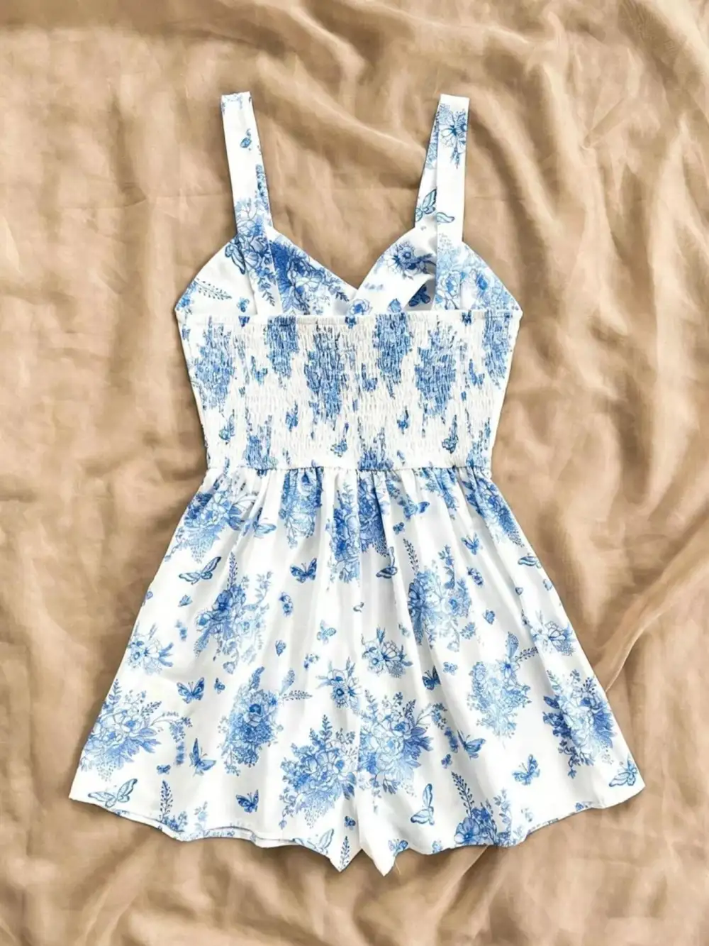 Floral Print Romper