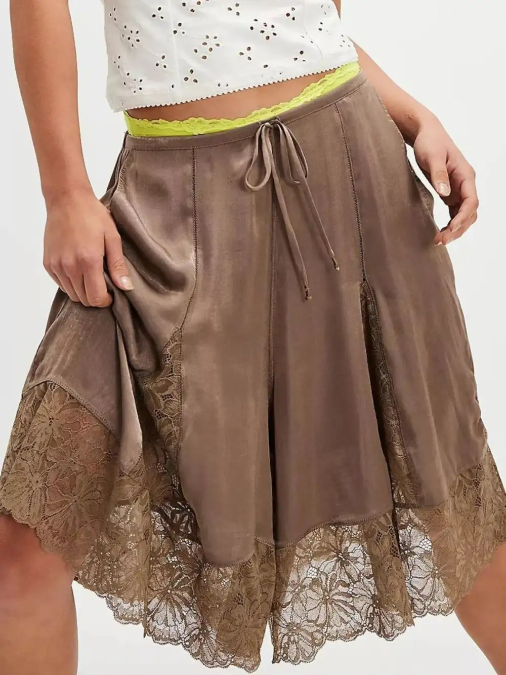 Lace Detail Shorts