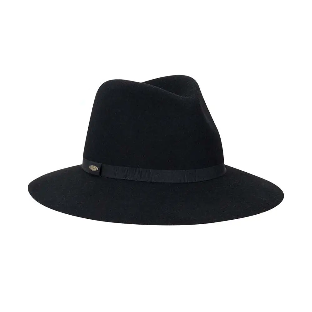 Women’s Casual Wide Brim Wool Felt Fedora Hat