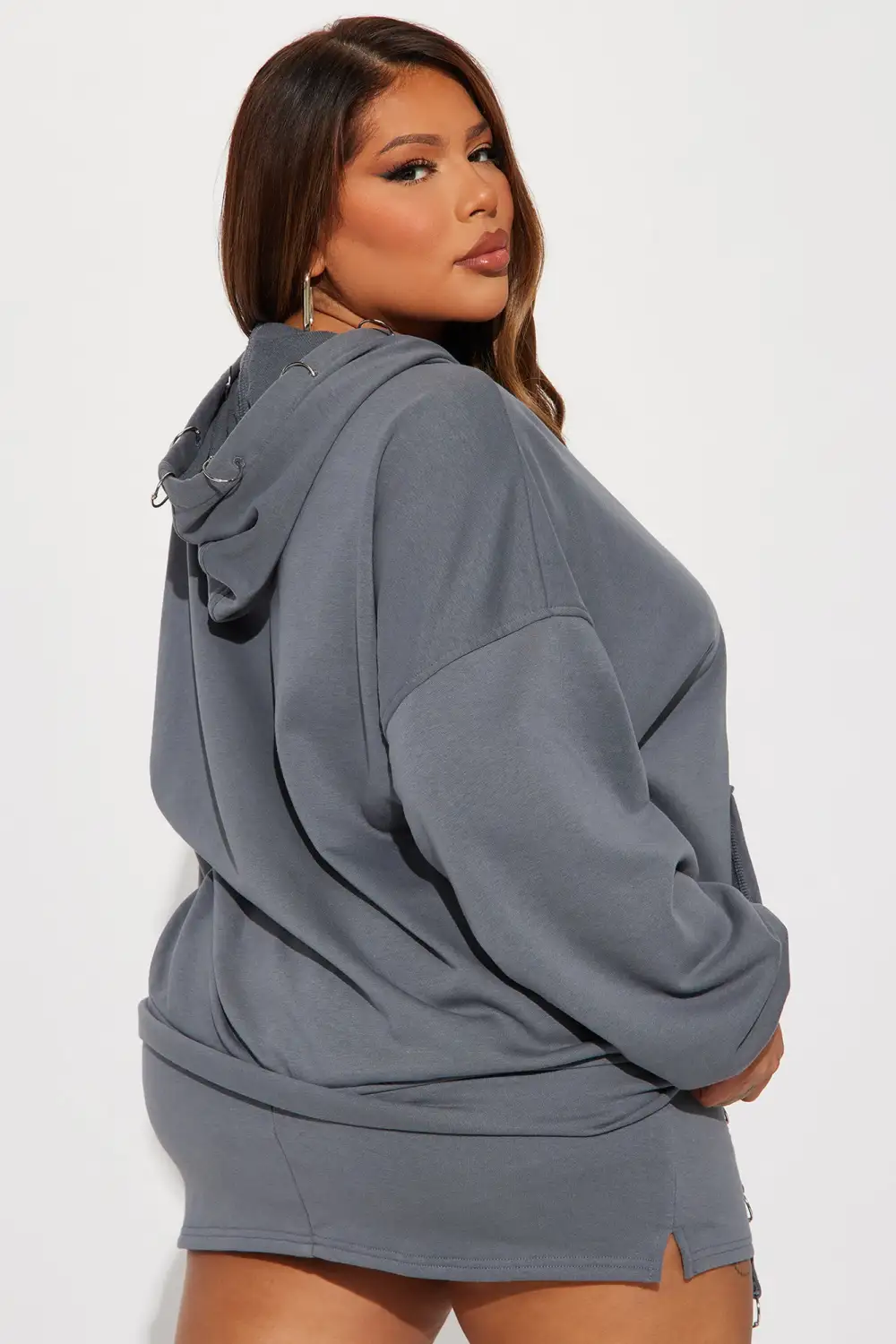 Meeks Skirt Set - Grey