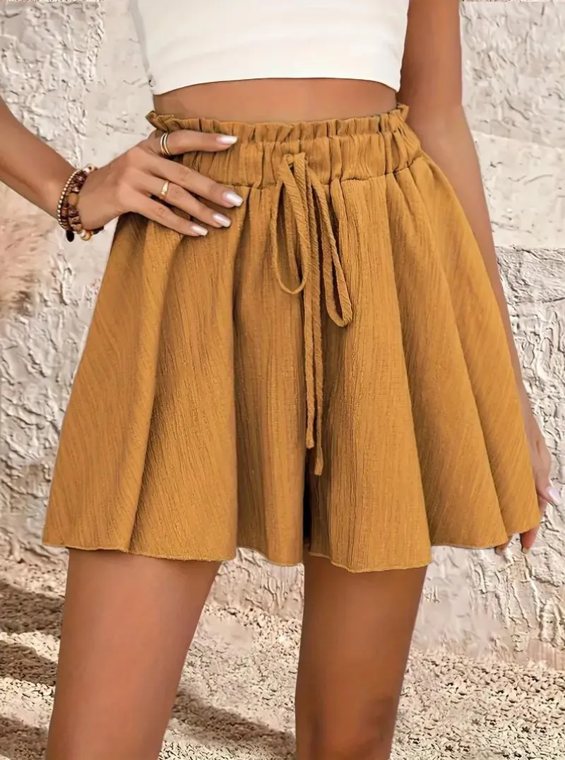 High Waisted Flowy Shorts