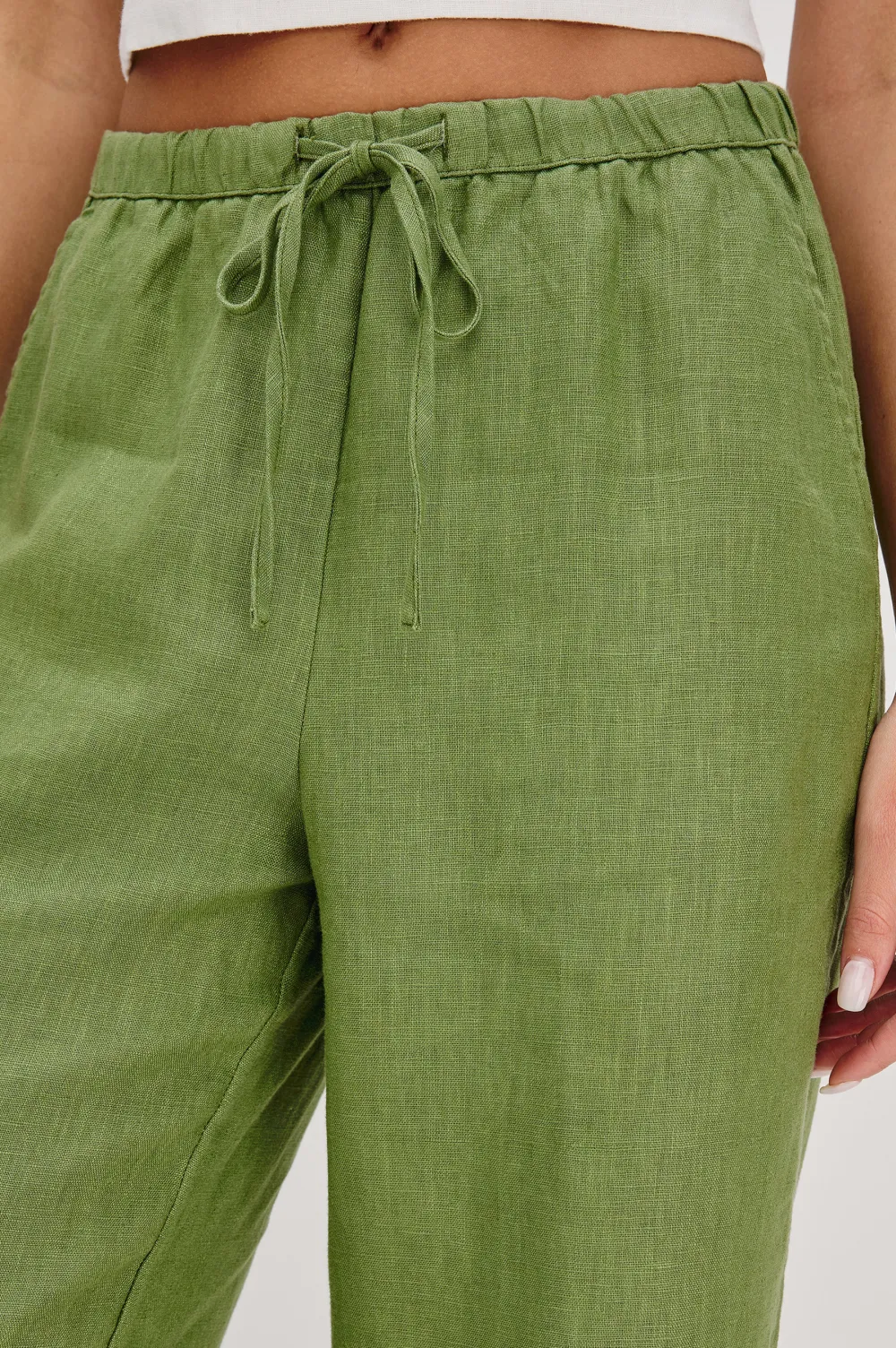Linen Cool And Quick-Drying Straight-Leg Pants