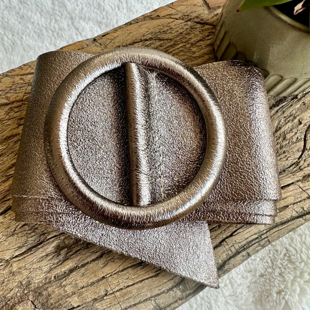 Everyday Leather Circle Buckle Belt