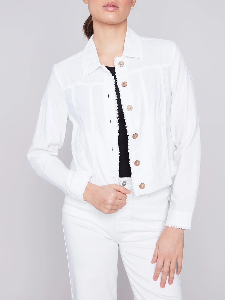 Soft And Breathable Linen Simple Jacket