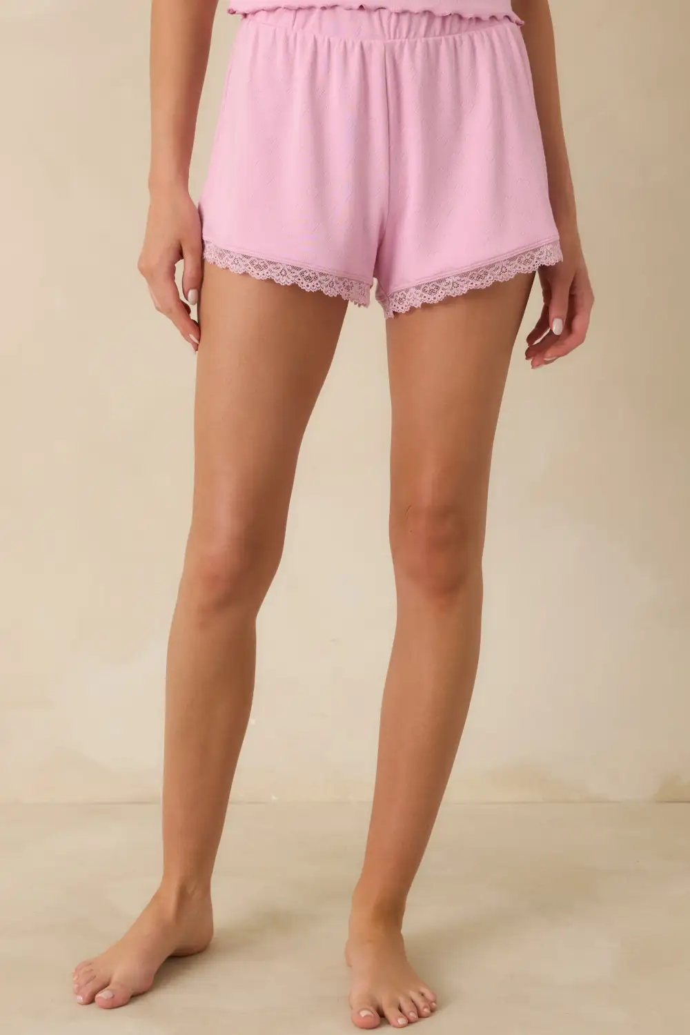Lace Trim Shorts
