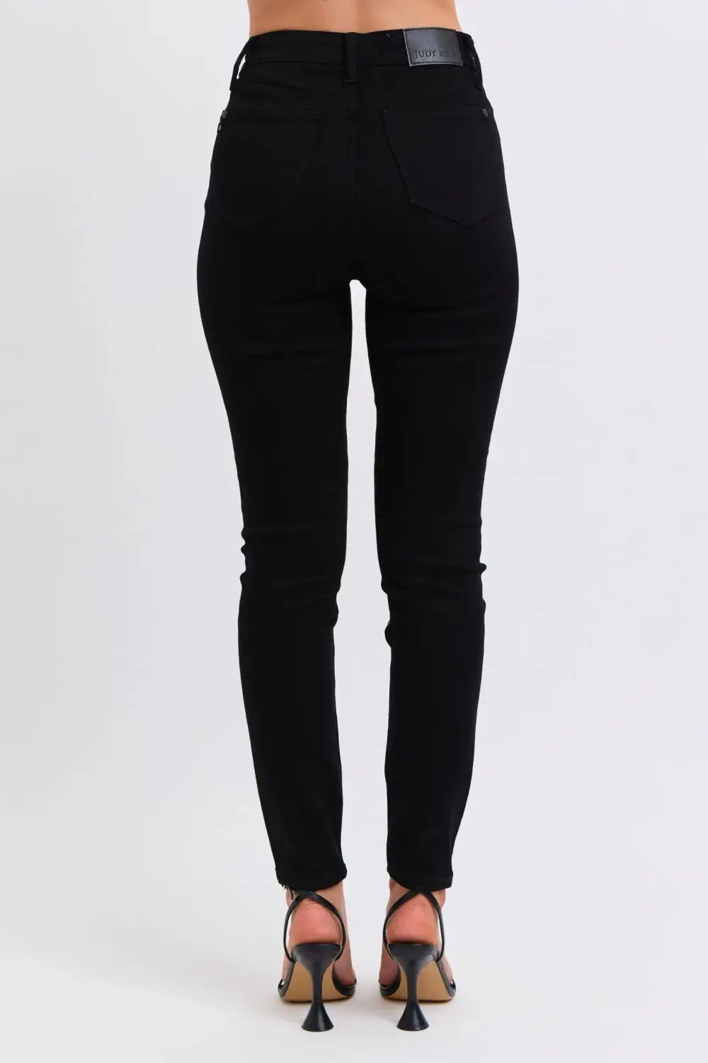 Plus Size HW Faux Leather Skinny Pants