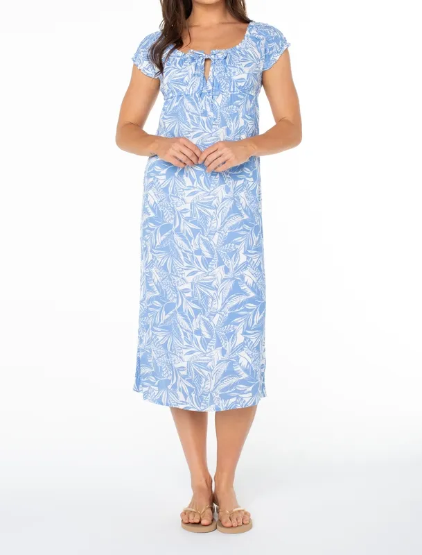 Relaxed Ruched Woven Dress
