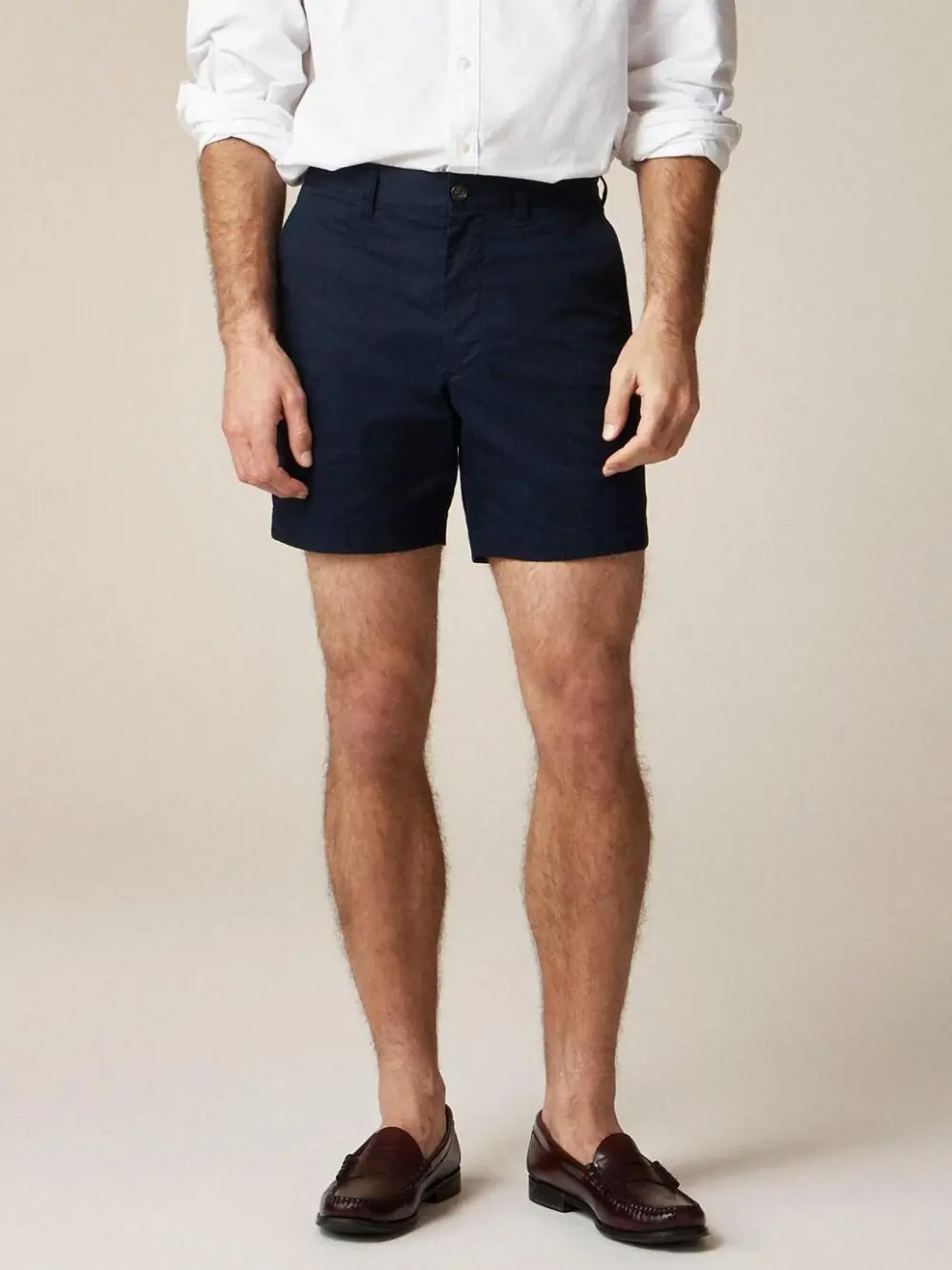 Dark Navy Tailored Fit Shorts