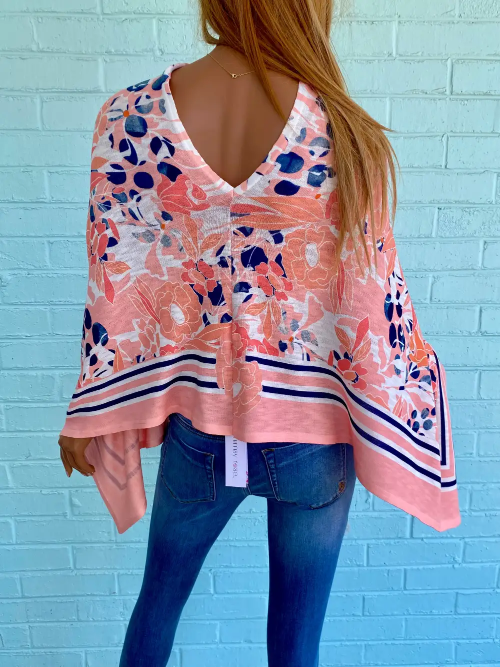 Easy Drape Poncho Top