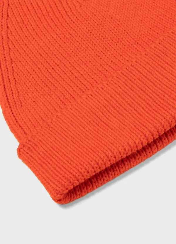 ORANGE BEANIE HAT