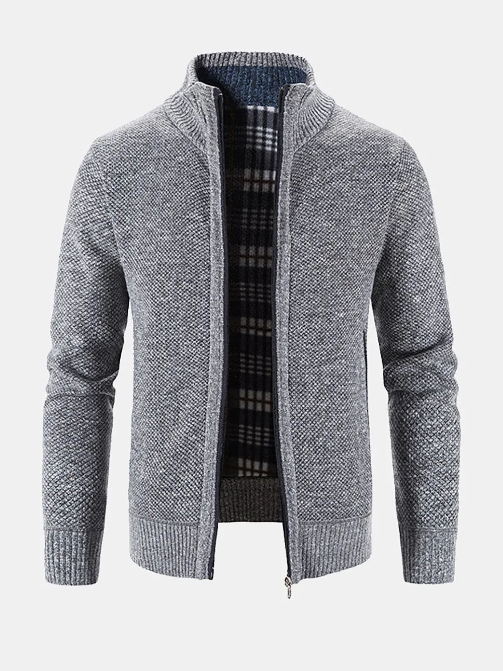Man Zip Up Cardigan