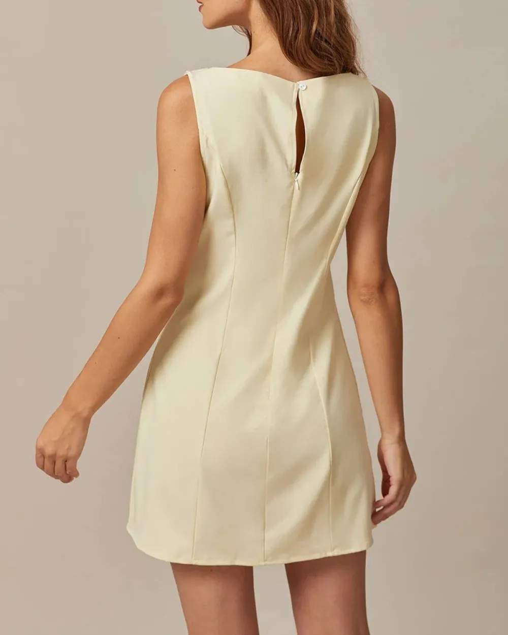 Slight Stretch Champagne Dress