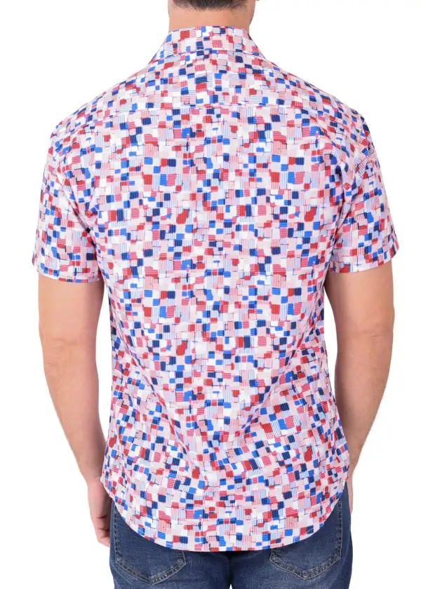 Clean Line Short Sleeve Button Shirt