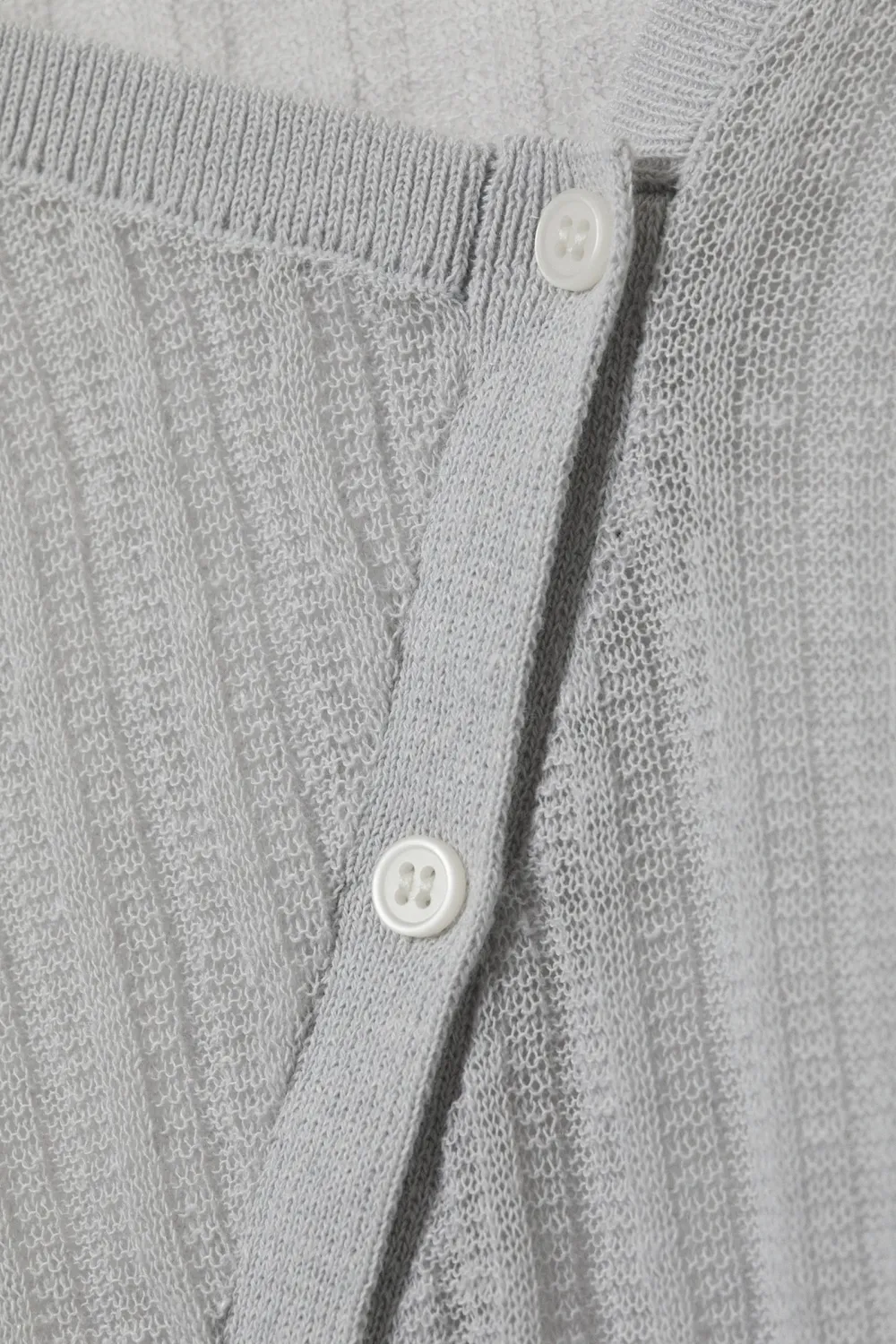 Asymmetrical Neck Long Sleeve Cardigan