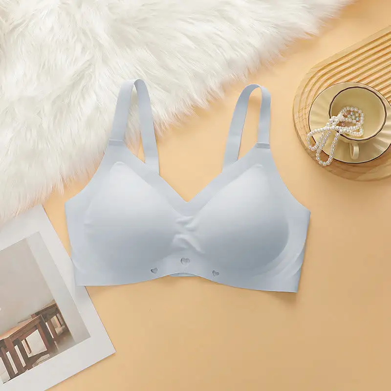 Soft Seamless Neck Wireless Bra