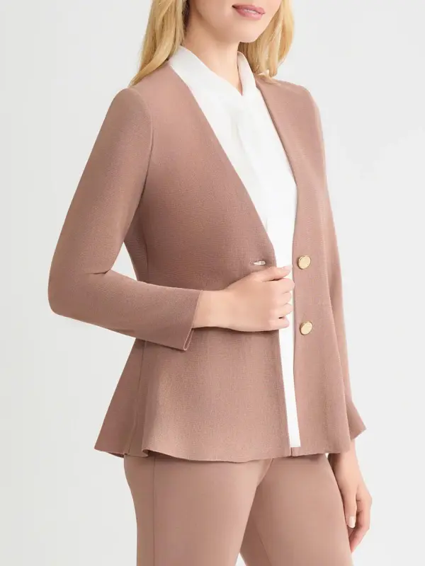 V-Neck Shoulder Jacket