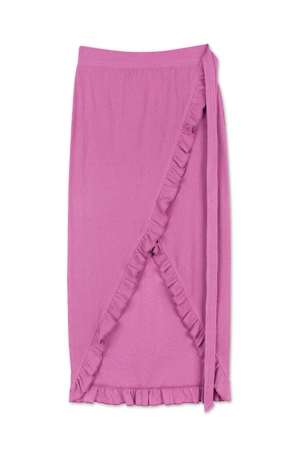 Women's Pure Cotton Ruffled Long Skirt