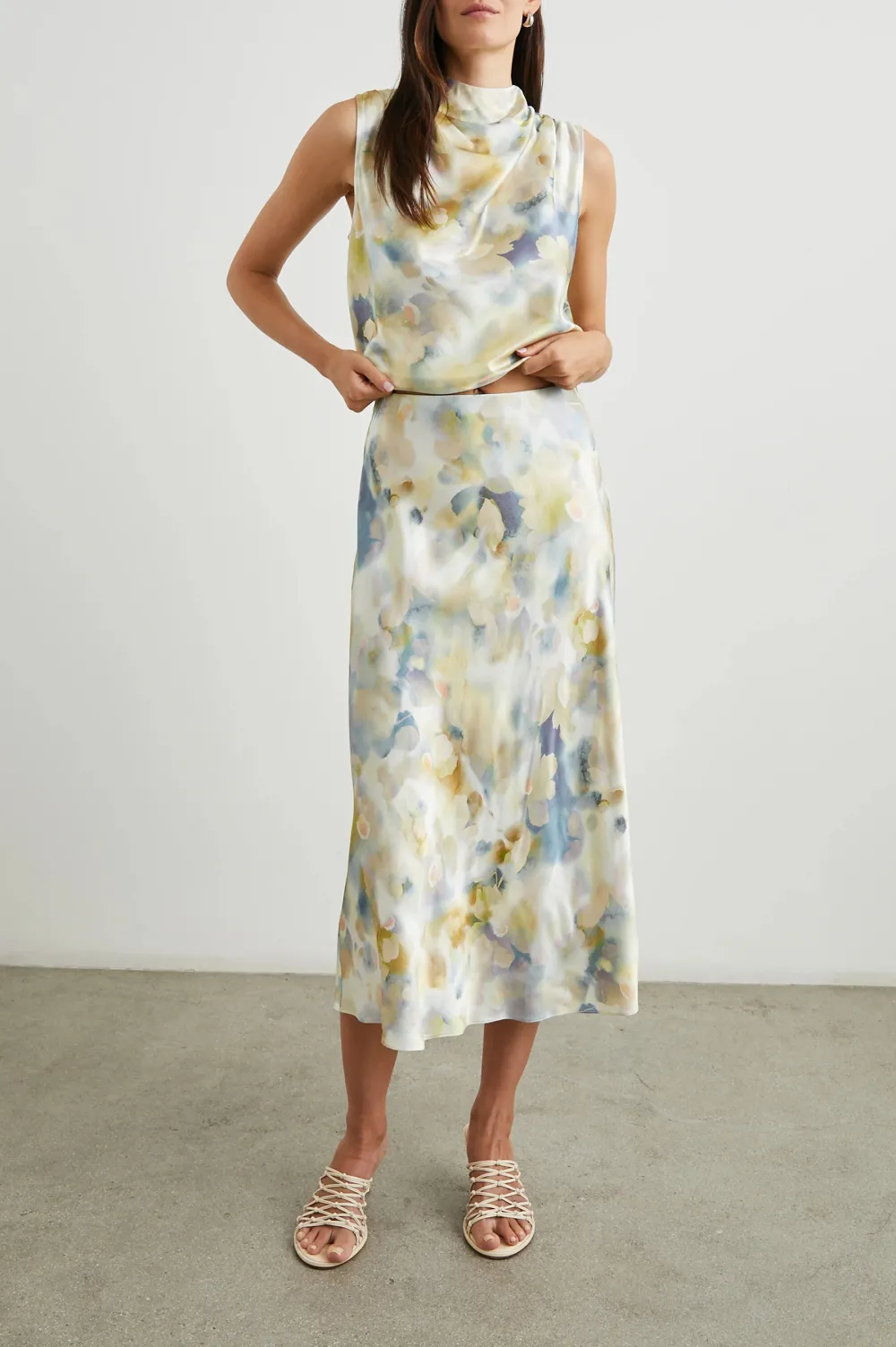 Art Print Women's Long A-Line Skirt