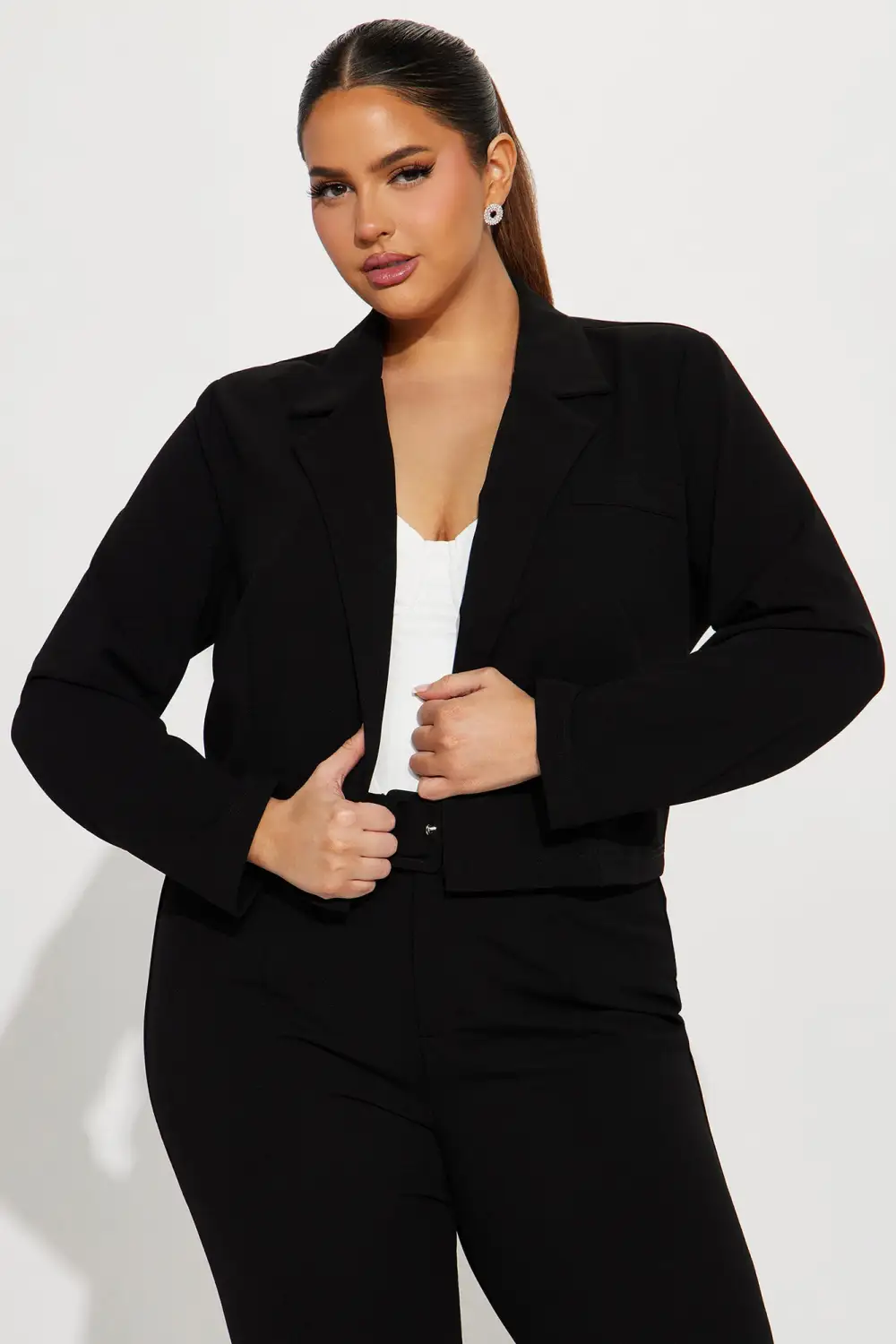 Classy Moves Blazer Pant Set - Black