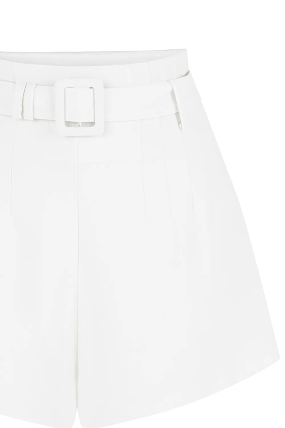 High Waist Short-White