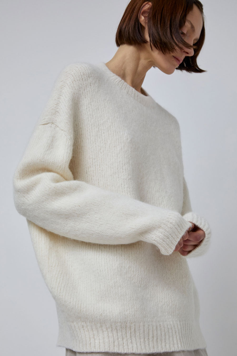 Lauren Manoogian Loft Crewneck in White