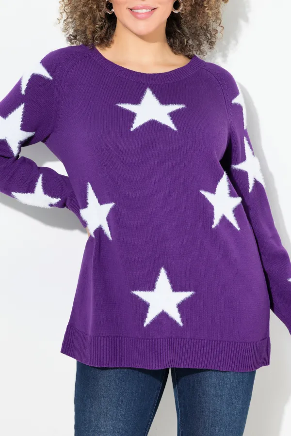 Pentagram Contrasting Sweater