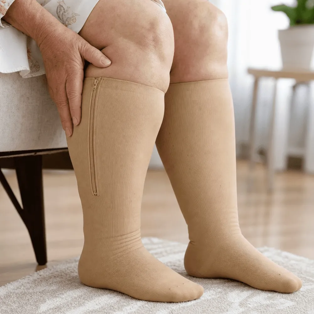 VenoEase Zip Up Compression Socks
