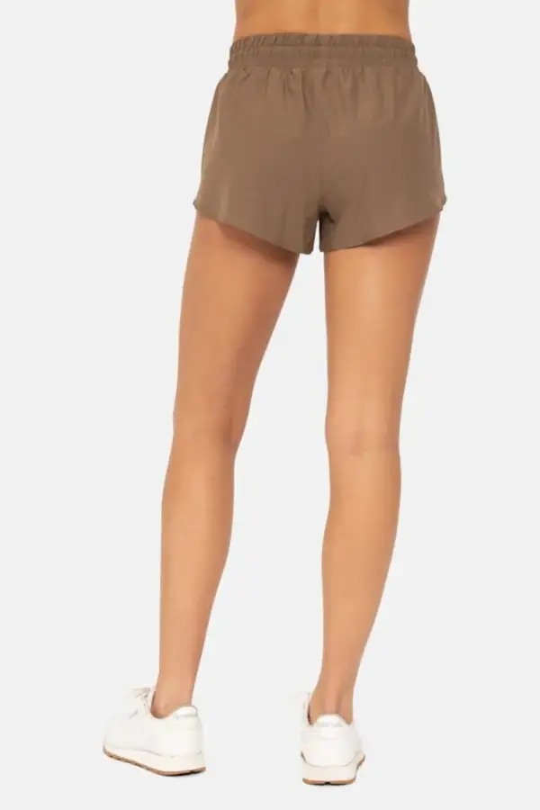 Easygoing Drawcord Mini Shorts