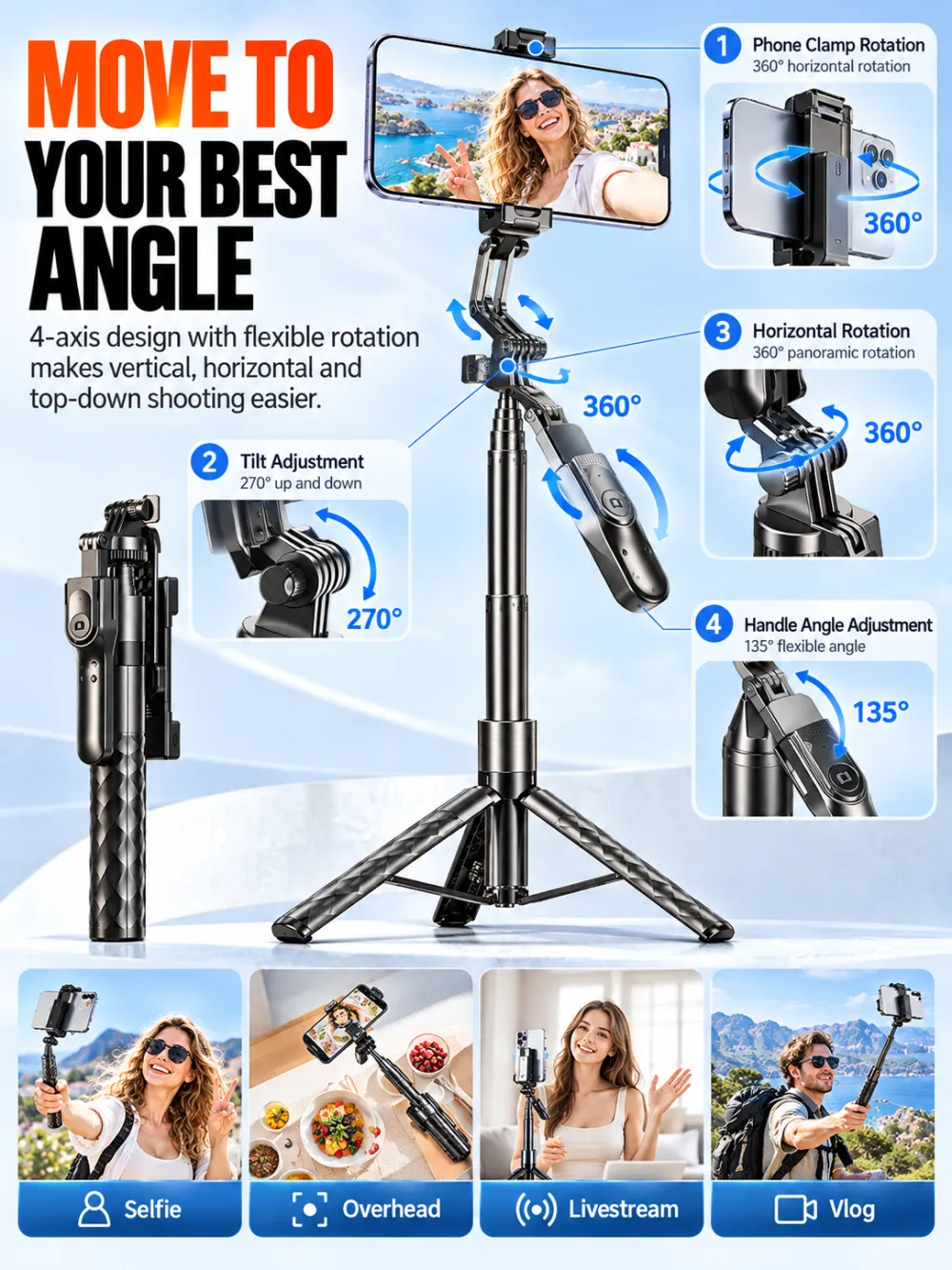 Selfie Stick Tripod