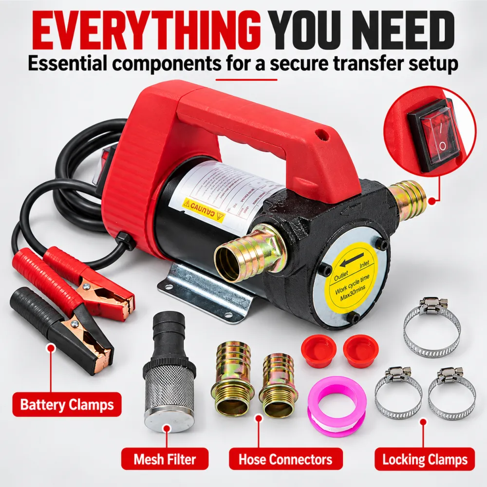 DC Oil Transfer Pump, Portable Mini Handheld