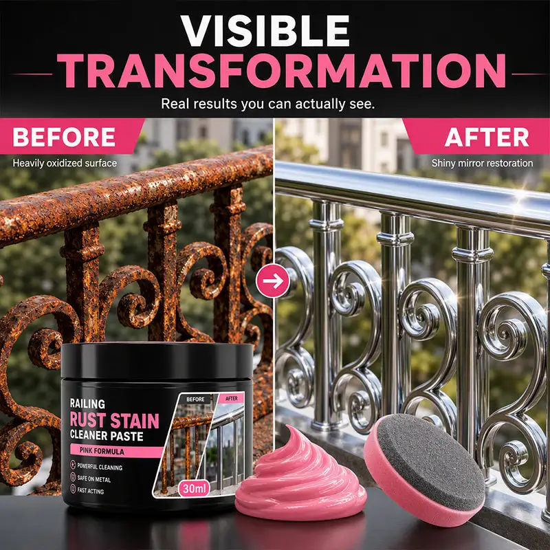 Railing Rust Stain Cleaner Paste