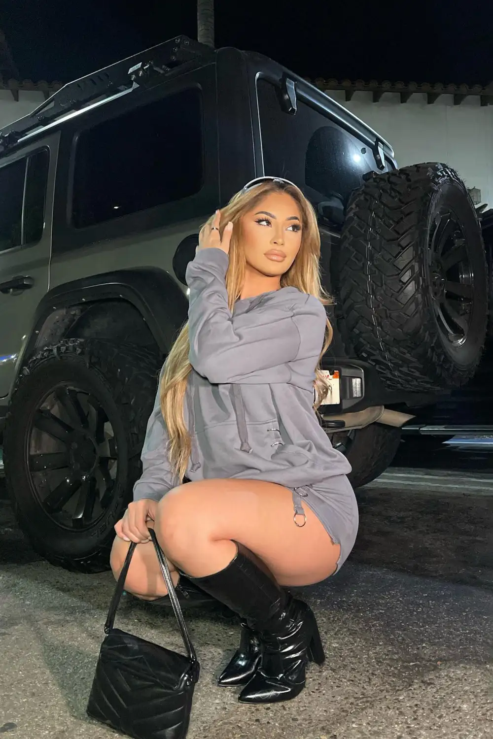 Meeks Skirt Set - Grey