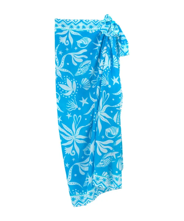 Hawaiian Ocean Casual Style Sarong Wrap