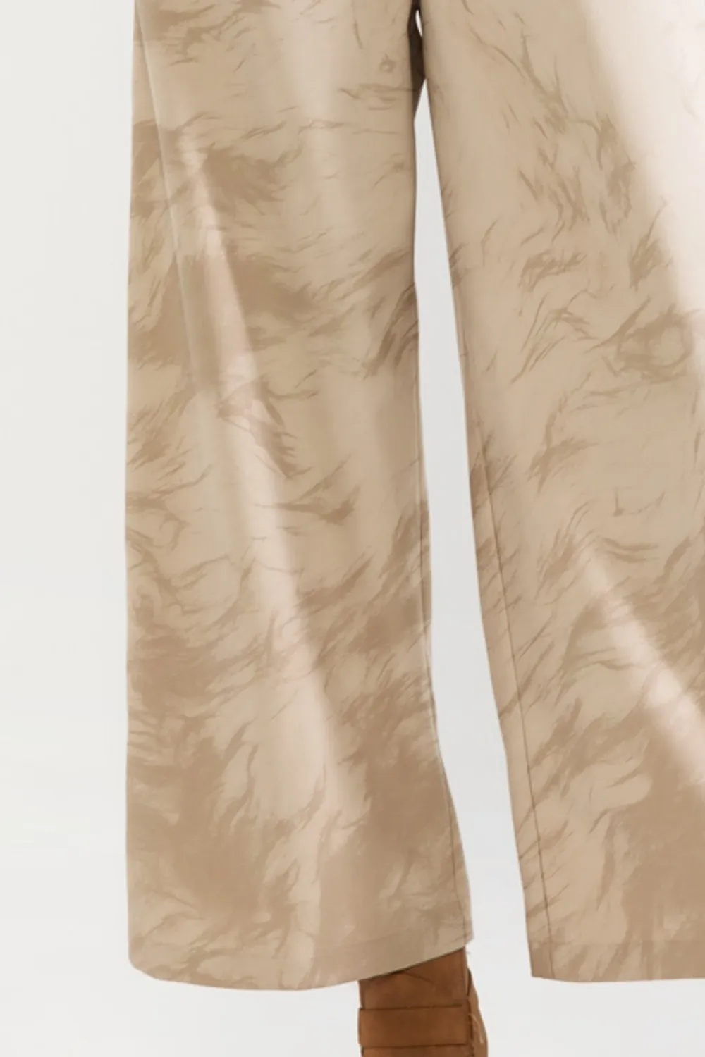 Hallie Wide Leg Crop Trouser Pants