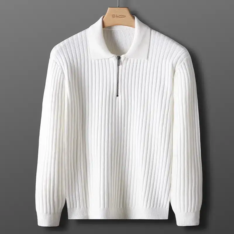 Soft Ribbed Knit Polo